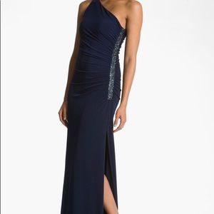 Laundry by Shelli One-shoulder gown black tie gown